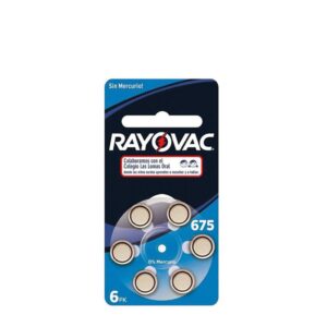 Pila Audiologia L675 Blister x6 RAYOVAC (Precio Por Unidad)
