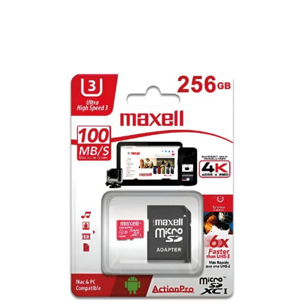 Memoria Micro Sd MAXELL  256Gb sdxc