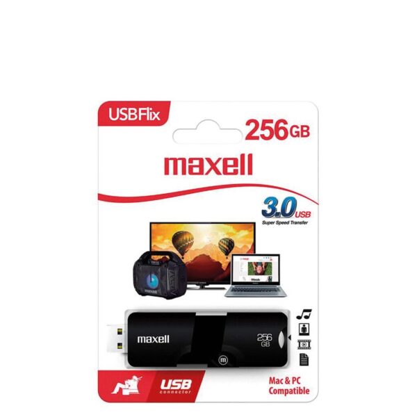 Pendrive 256Gb USB 3.0 Maxell FLIX