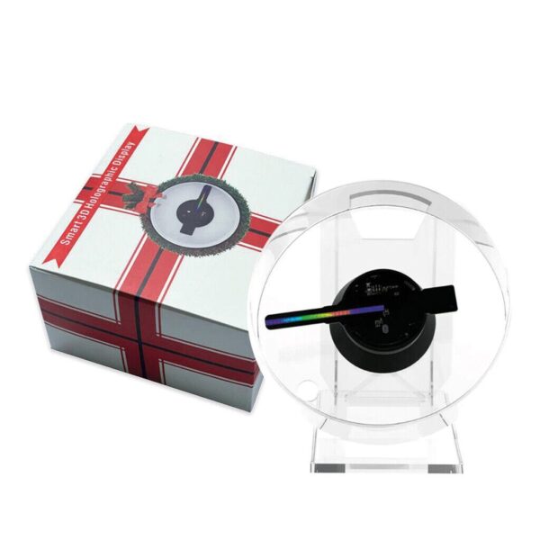 Ventilador Proyector Holograma 3D / sonido 9Cm 1 Aspa 10wts  Giro 360° MSD