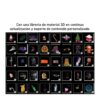 Ventilador Proyector Holograma 3D / sonido 9Cm 1 Aspa 10wts  Giro 360° MSD