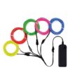 Hilo Neon Luminoso 1Mts a Pila Varios coores