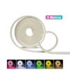 Neon Flex 5Mts Blanco Frio / Calido / Verde / Naranja / Azul / Rosa / Ama / Rojo  (fuente + conector)