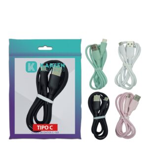 Cable Carga Rapida Blister Tipo ''C'' 1M 2.4A Marca Karsen