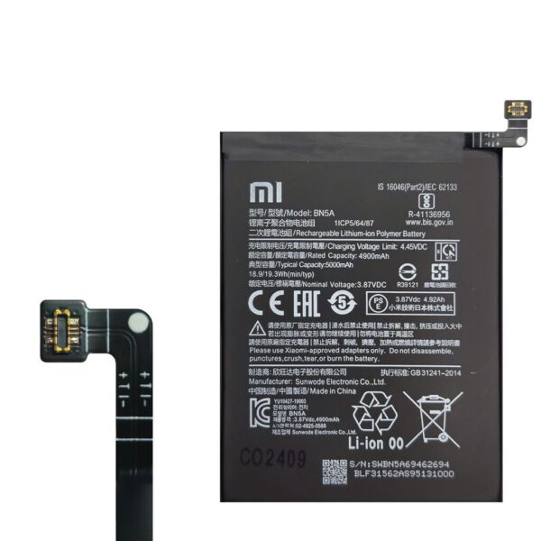 Bateria Xiaomi NOTE 10 5G Rep. ORIGINAL Calidad MAXIMA