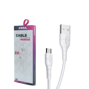 Cable Classic Micro 2.4A Marca SOUL