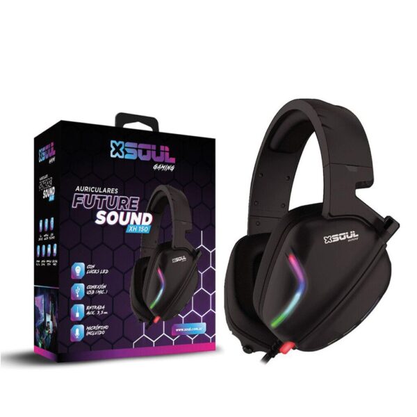 Auricular Gamer Soul XH150 RGB 3.5 Pc / Ps4