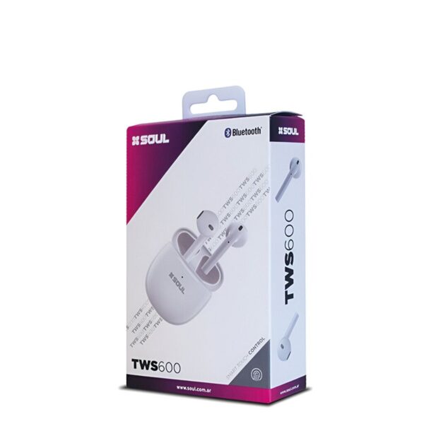 Auricular Bluetooth 5.2 TWS600 3.5Hs Con Base 10Hs