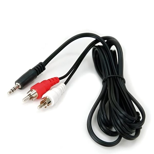 Cable Audio Plug 3.5 A 2 Rca 1.5 Mts