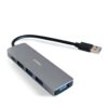 Adaptador Multi Hub USB 3.0 5 EN 1 (PD C 60W  + 4 USB 3.0)