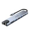 Adaptador Tipo C 8en1 Multi Hub (HDMI TV 4K + PD C 60W + USB 3.0+ LAN + MSD) Adaptador Tipo C 8en1 Multi Hub (HDMI TV 4K + PD C 60W + USB 3.0+ LAN + MSD)