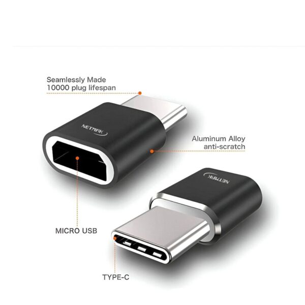 Adaptador TipoC (m) a Micro USB (h) Adaptador TipoC (m) a Micro USB (h)