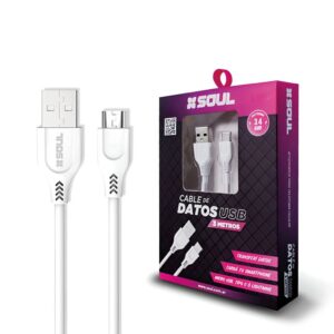 Cable Carga Rapida Micro Usb 3M Marca SOUL