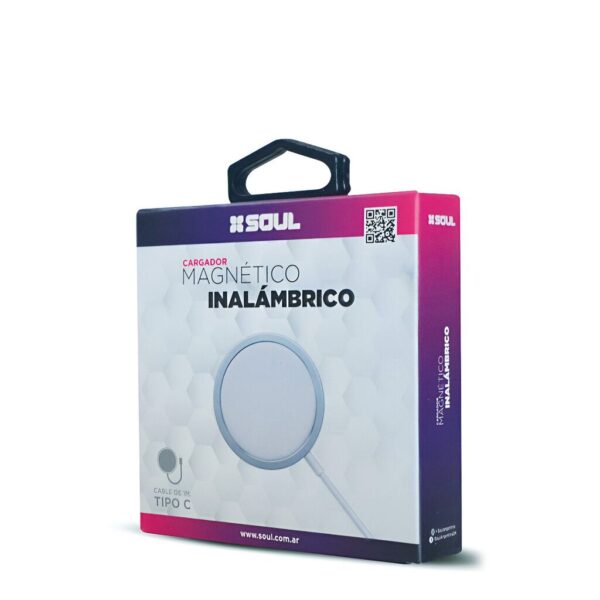 Base Cargador Inalambrico Blanco - 5v 2A SOUL