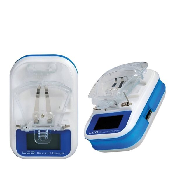 Cargador Universal Bateria Celular / Camara Lcd Y Usb