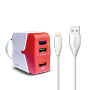 Cargador Ultra Ligthning 3.1A 3 USB Qualcomm 3.0 Marca SOUL Premium