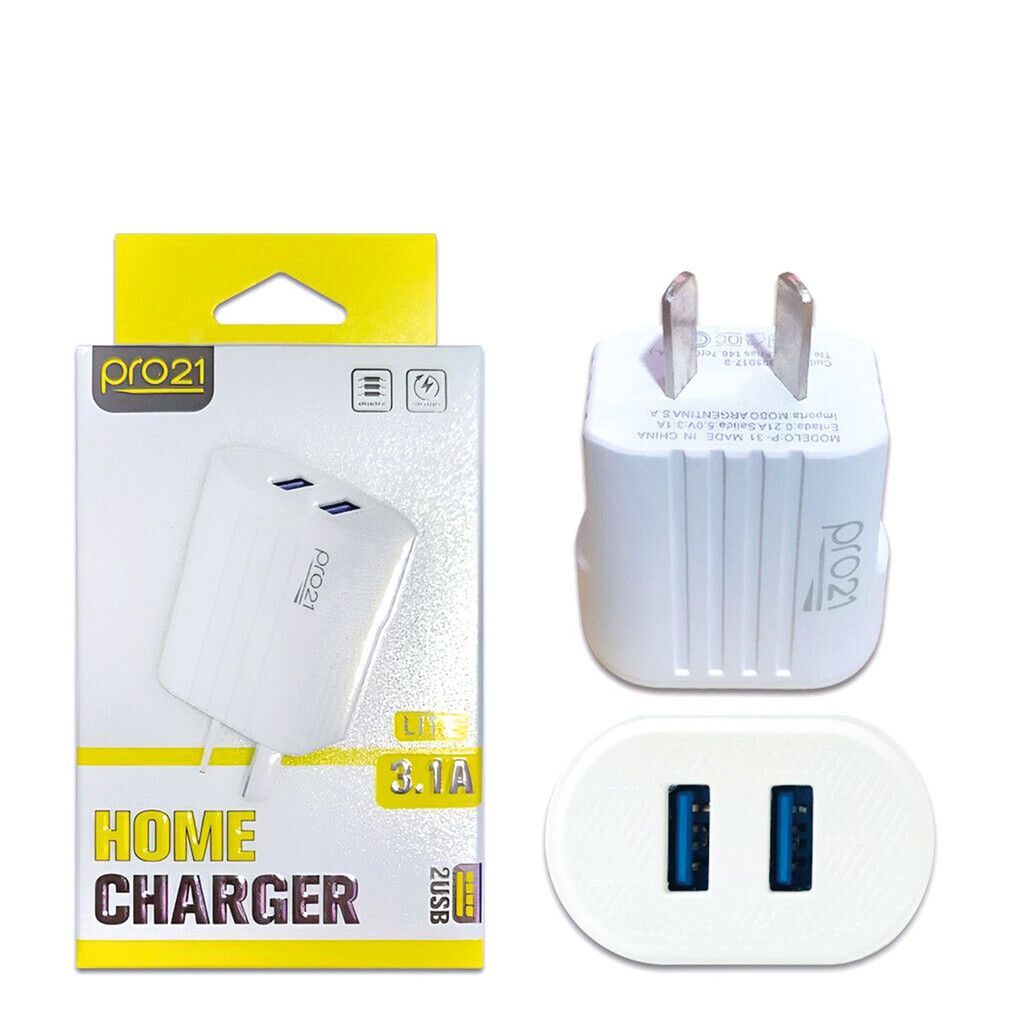 Cargador Cabezal 3.1 2USB Lite PRO21