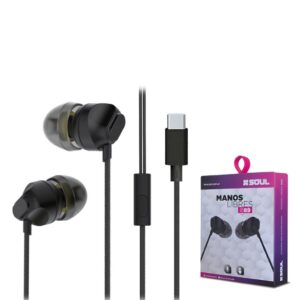 Manos Libres S189 Tipo ''C'' C/ Volumen Cable Anti Enriedo Marca SOUL