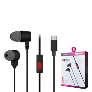 Manos Libres S289 Tipo ''C'' C/ Volumen Sonido Nitido Marca SOUL