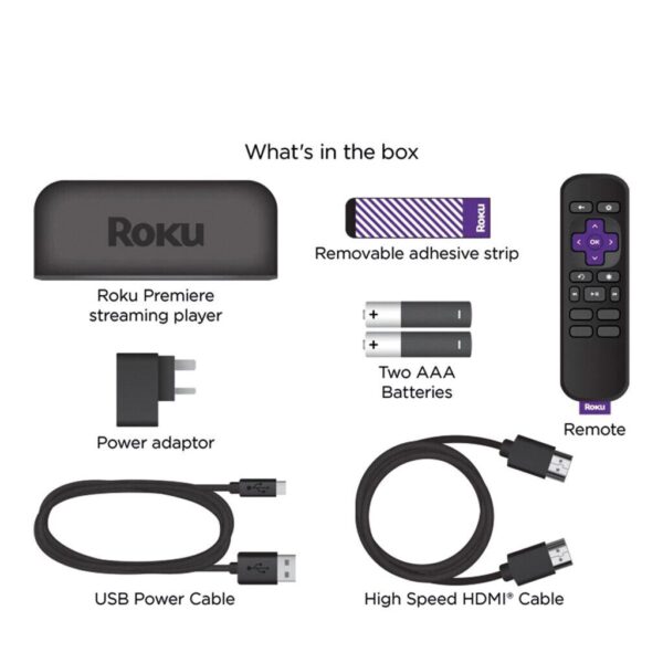ROKU Premiere 4K TV HD Streaming