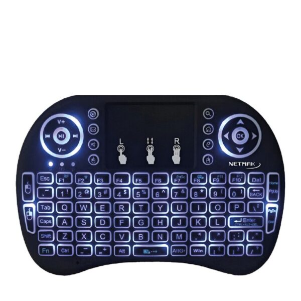 Teclado Mini Inalambrico Smart Tv / Pc / Consola Netmak