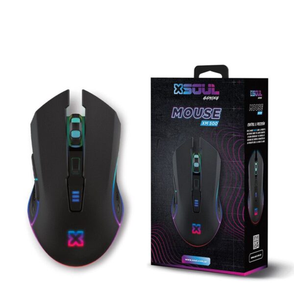 Mouse Gamer Soul RGB 3200 DPI