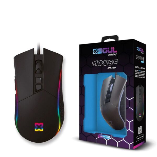Mouse Gamer Soul RGB 4800 DPI