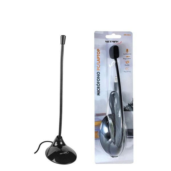 Microfono Para Pc / Laptop Cuello Flexible