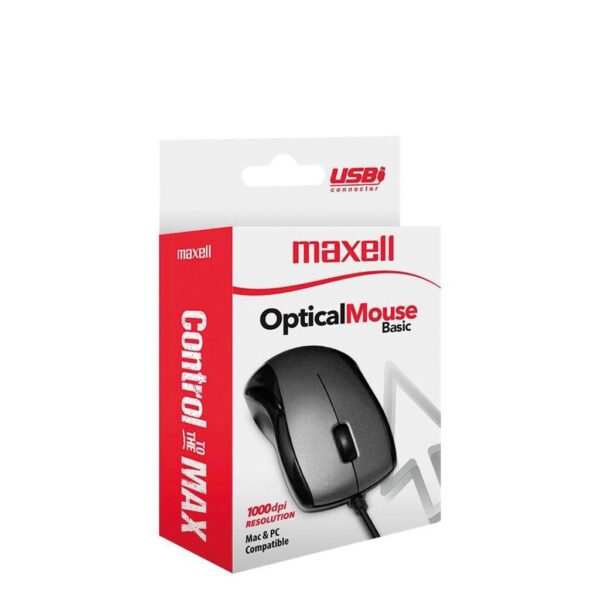 Mouse Optico USB Basic MAXELL 1000 DPI