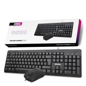 Kit Teclado + Mouse SOUL Office C100