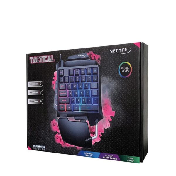 Teclado Gamer Retroilumiado una Mano