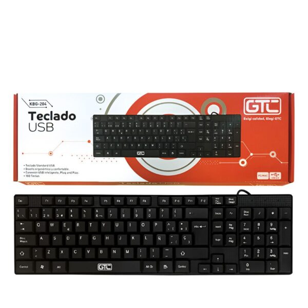 Teclado Standard USB GTC