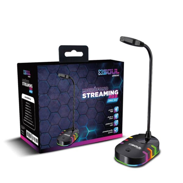 Microfono Gamer Streaming Flexible XMIC150 SOUL