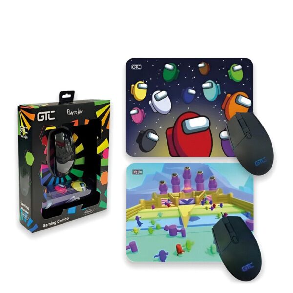 Combo Mouse  & Pad Gaming Among Us / Fall 1200dpi GTC