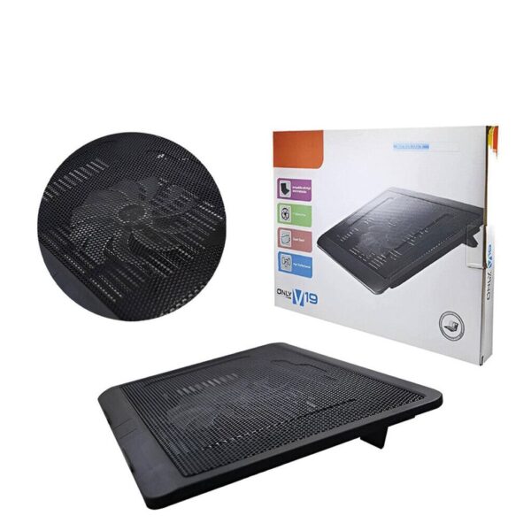 Base Cooler Metal Para Notebook de 12'' a 17'' 1500 rpm ONLY