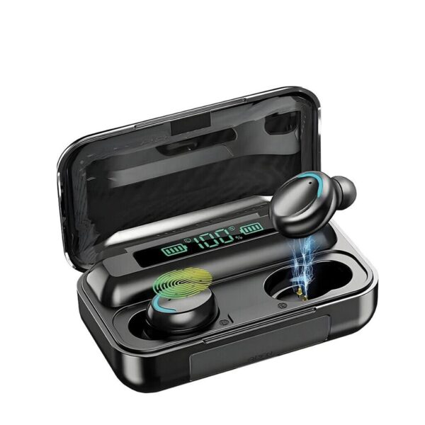 Auricular F95 Pro Bluetooth 5.3 TWS Con Power Bank (vienen descargados)