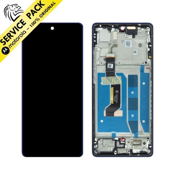 SERVICE PACK MODULO MOTO G85 C/ MARCO (100% ORIGINAL) - AZUL SERVICE PACK MODULO MOTO G85 C/ MARCO (100% ORIGINAL) - AZUL
