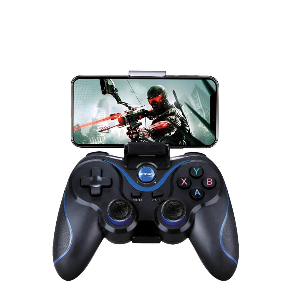 Gamepad Android Bluetooth c/ Soporte 5en1 - Compatible con Android-IOS/P3/P4/N-switch/PC Marca Netmak