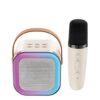 Mini parlante Karaoke Luminoso + Mic - Incluye efectos de voz divertidos. NETMAK