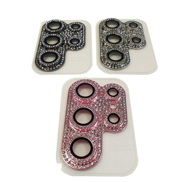 Protector Camara Diamante Completo iPhone 15 / 15 Plus Rosa Protector Camara Diamante Completo iPhone 15 / 15 Plus Rosa