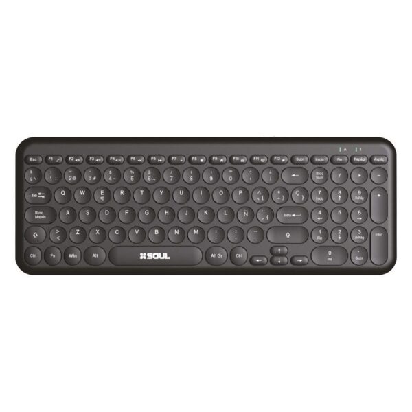 Teclado Inalambrico SOUL Office W150 Negro