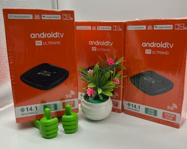 TV BOX ANDROID TV 14.1 4K 8GB - 256GB