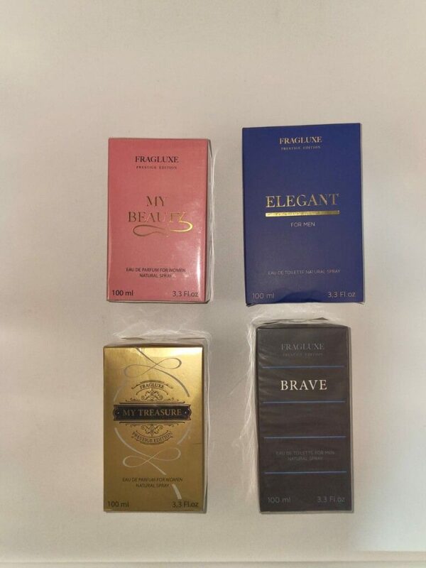 Perfume Fragluxe - My treasure / My Beauty / Elegant / Brave