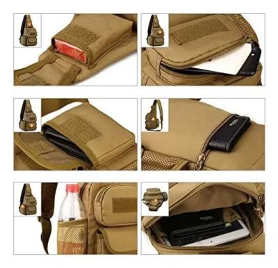 Morral 6 Bolsillos Reforzado