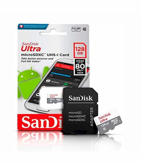 Memoria Micro Sd Sandisk 128Gb C10 Original
