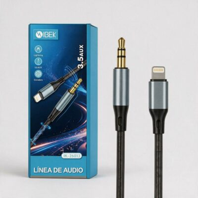 Adaptador Audio 3.5 Maho a Lightning Adaptador Audio 3.5 Maho a Lightning