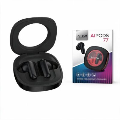Auricular Bluetooth 5.2 AIPODS77 C/Base Col. Var. AITECH Auricular Bluetooth 5.2 AIPODS77 C/Base Col. Var. AITECH