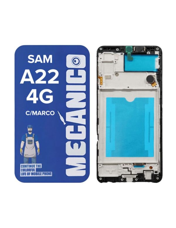 MODULO SAMSUNG A22 4G T2O C/MARCO MECANICO