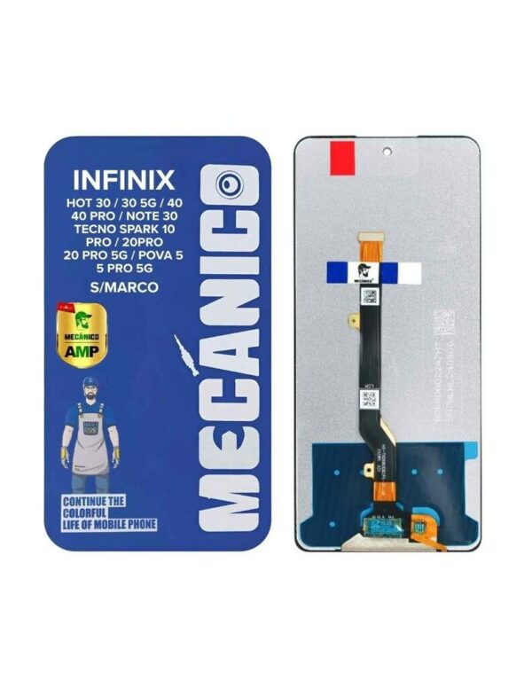 MODULO INFINIX HOT 30/30 5G/40/40 PRO/NOTE 30/TECNO SPARK 10 PRO/20PRO/20 PRO 5G/POVA 5/5 PRO 5G -- MECANICO