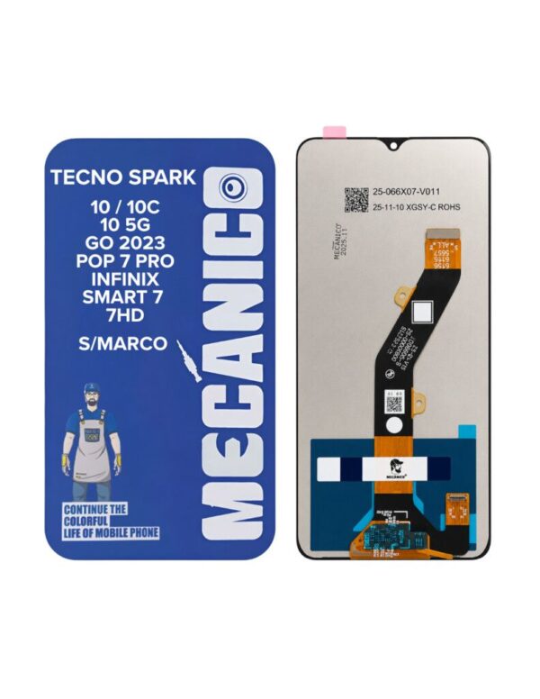 MODULO TECNO SPARK 10/10C/10 5G/GO 2023/POP 7 PRO/INFINIX SMART 7/7HD -- MECANICO